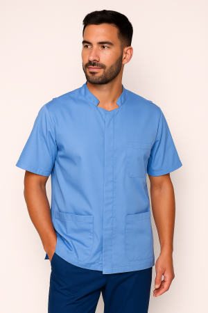 MEN'S MANDARIN COLLAR TUNIC